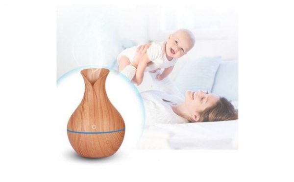 Umidificator si difuzor aromaterapie, Led, USB+Ulei Esenta 10 ml - imagine 2