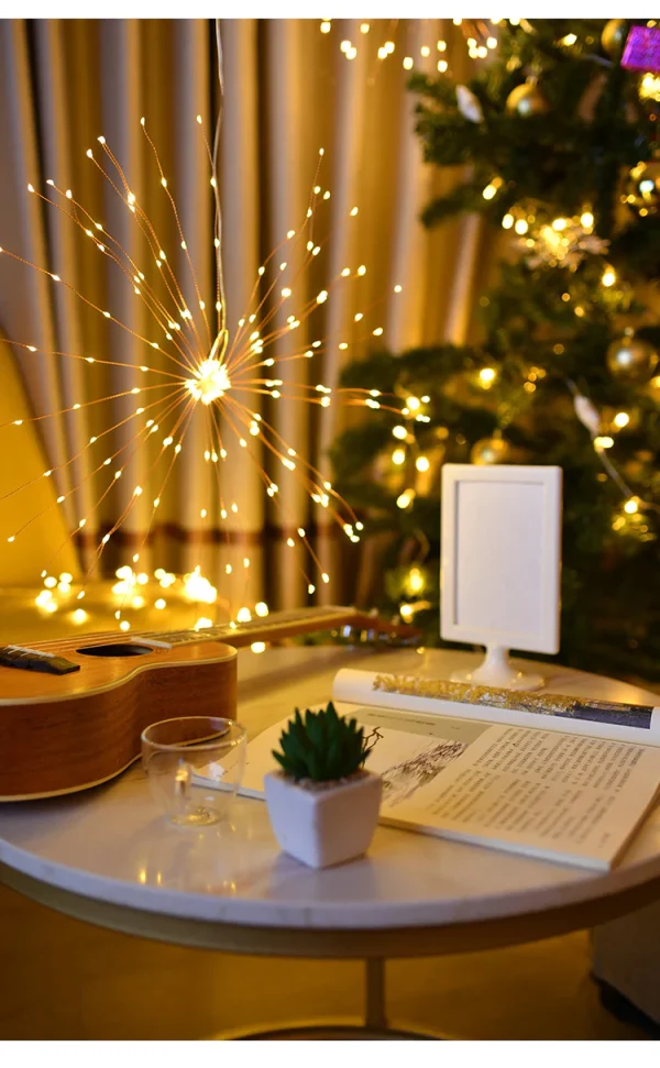 Instalatie tip papadie, cu 500 LED - imagine 2