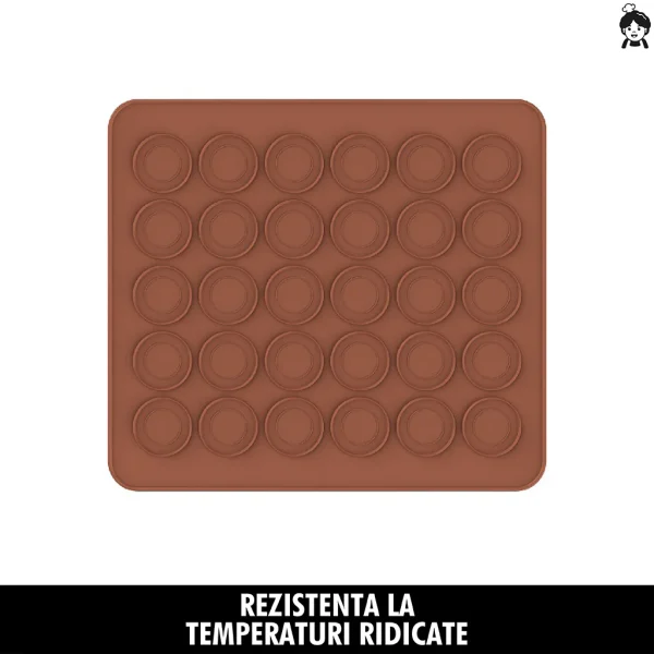 Tava Din Silicon Pentru Macarons - imagine 4