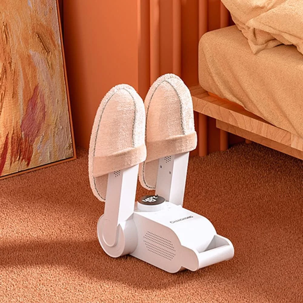 Uscator electric pentru incaltaminte cu functie de dezinfectare UV, suport reglabil si temporizator, design pliabil - imagine 9