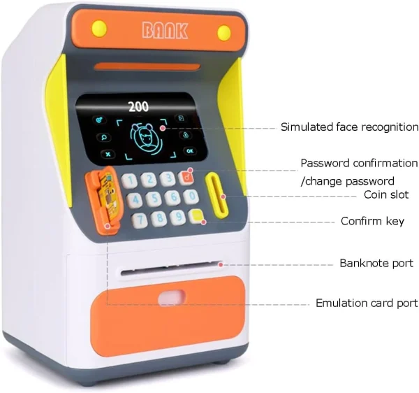 Jucarie interactiva ATM senzor de recunoastere a fetei, Pin - imagine 4