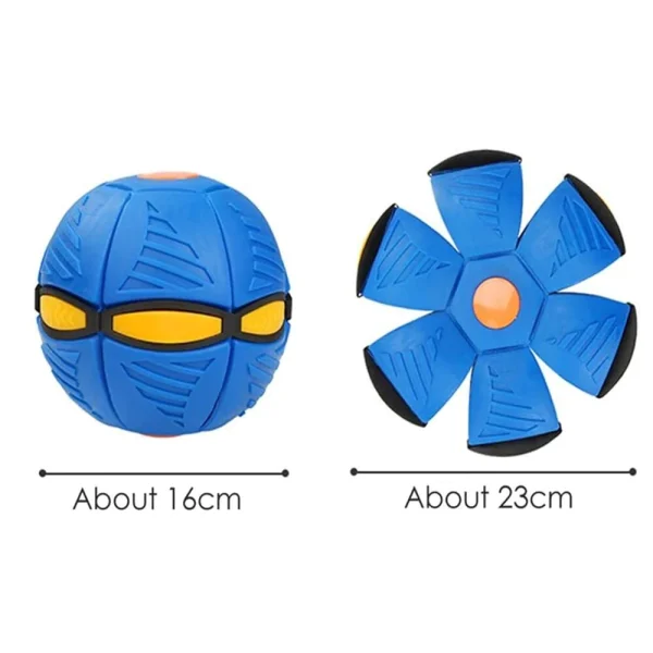 Minge zburatoare transformabila in disc, cu iluminare LED - imagine 2