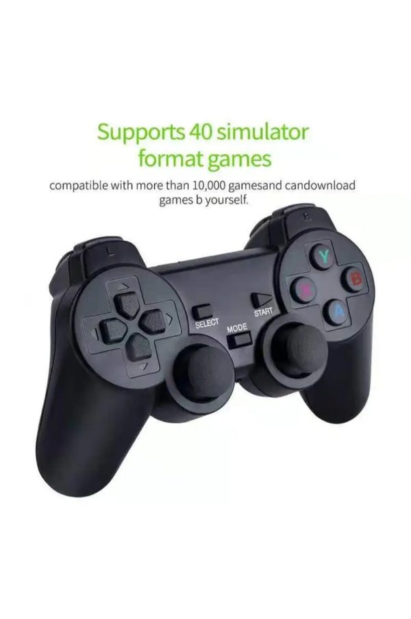 Consola wireless , 1Tech SH-G02, 10.000 de jocuri incorporate, doua joystick-uri wireless, 4K, 2,4 GHz, negru - imagine 2