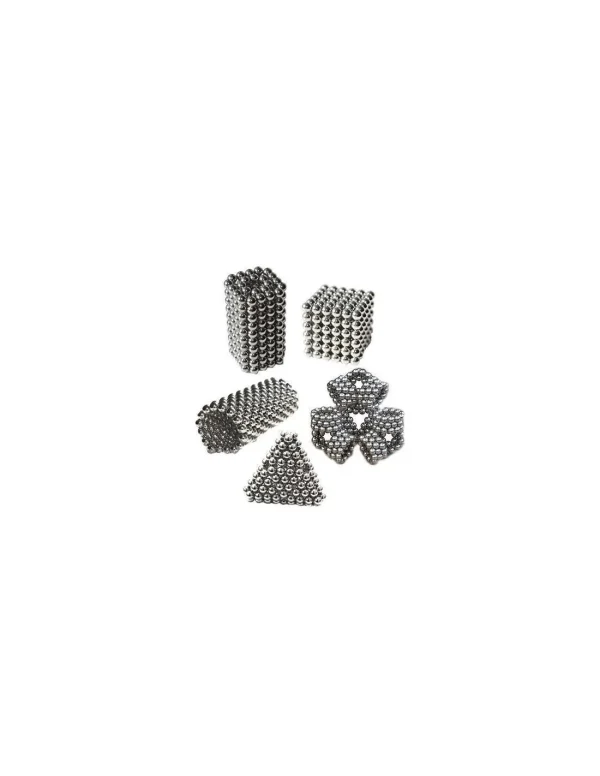 Set Bile Magnetice Multicolore + Argintii, 432 piese - imagine 2