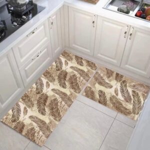 Set 2 x covoare de bucatarie,Model Pene