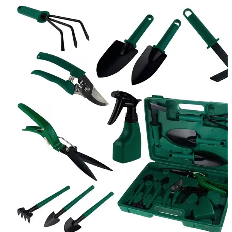 Trusa 10 unelte pentru gradinarit, tip servieta - imagine 4