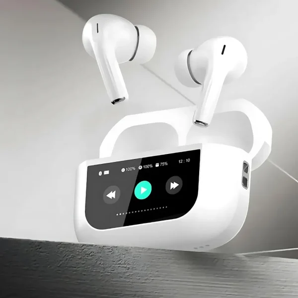 Casti wireless bluetooth A9 pro, Bluetooth 5.4,microfon HD, control tactil/touch, rezistente la apa