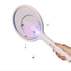 Paleta electrica reincarcabila pentru tantari si insecte cu suport inclus