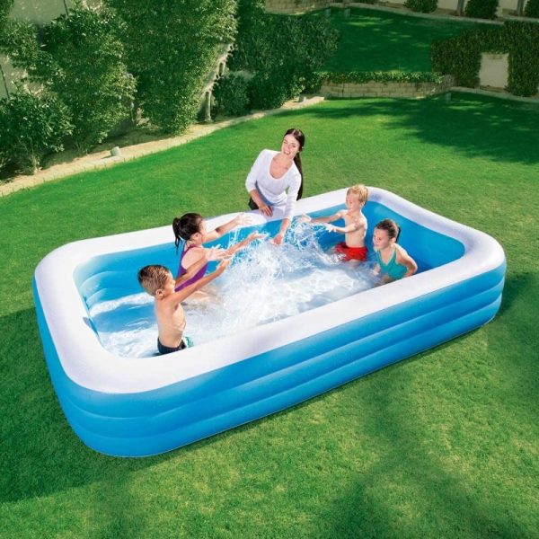 Piscina exterioara gonflabila 210*135 cu  inele, Family Pool - imagine 2