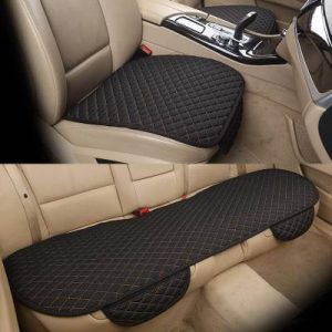 Huse de protectie pentru scaunele auto, set 3 piese, Negru