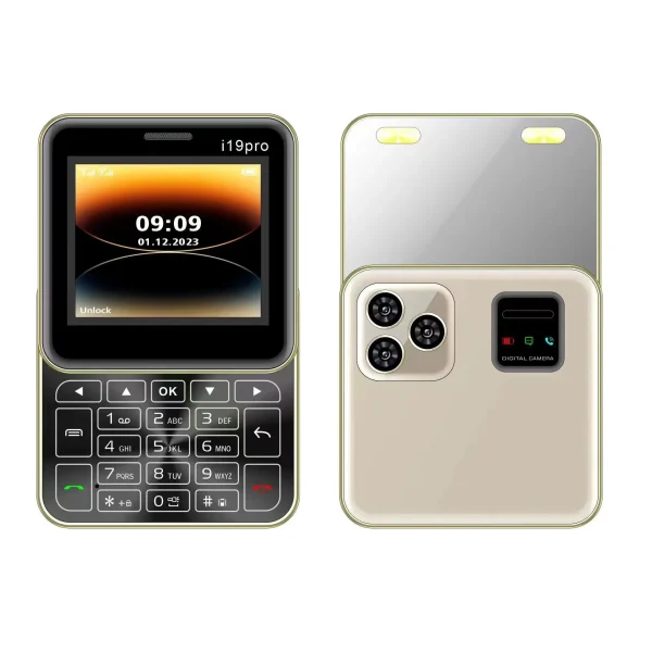 Telefon Mini i19 Pro Slide Button – 2.4", Dual SIM, 2G GSM, camera, FM, Bluetooth, butoane, deblocat - imagine 4