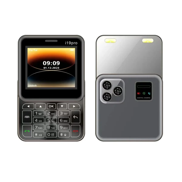 Telefon Mini i19 Pro Slide Button – 2.4", Dual SIM, 2G GSM, camera, FM, Bluetooth, butoane, deblocat - imagine 6