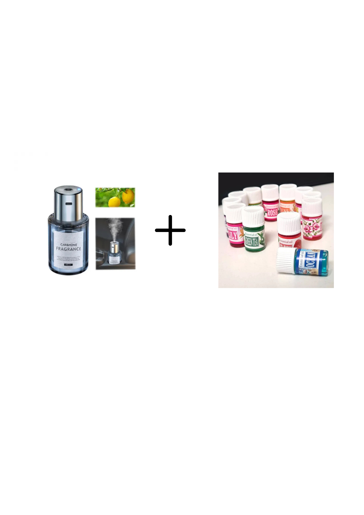 Difuzor Odorizant, Car&Home,160ml + 12 X 3ML ULEIURI PARFUMATE PENTRU UMIDIFICATOR SI SPA