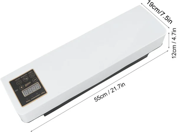 Mini aer conditionat cu ventilator, 2 in 1, 55 cm, Rece/Cald, 16 - 40 grade, 1800W, cu telecomanda, Alb - imagine 2