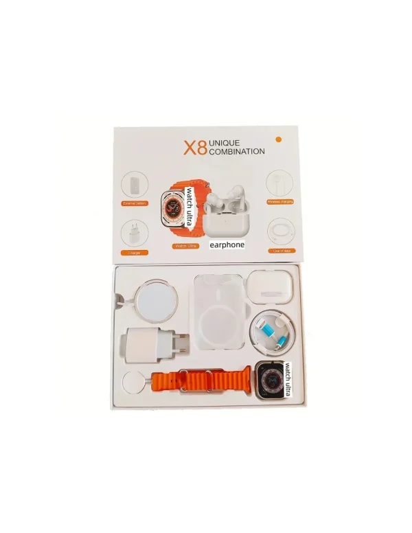 Ceas inteligent x 10 ultra , portocaliu