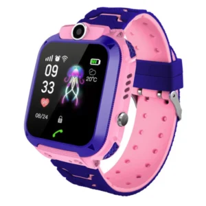 Ceas Smartwatch pentru copii cu functie de localizare, apelare,roz
