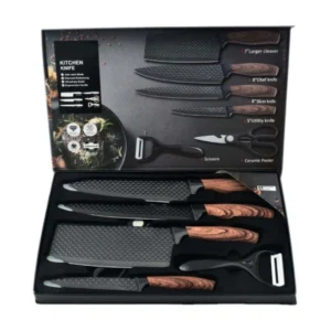 Set 6 Cuțite Profesionale din Oțel Inoxidabil, pentru Bucătărie