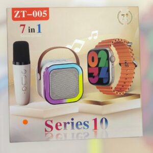 Ceas inteligent multifunctional cu 4 curele +cadou o boxa cu microfon