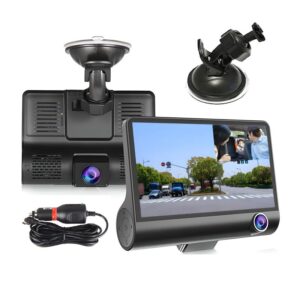 Camera auto tripla 3 in 1 (fata,interior,spate) +card 32 GB