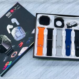 Ceas inteligent ZT22 Ultra 3 cu 7 curele + casti